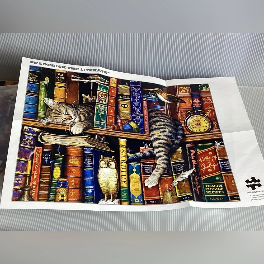1000 Piece Frederick the Literate Jigsaw Puzzle by Charles Wysocki+Buffalo Games